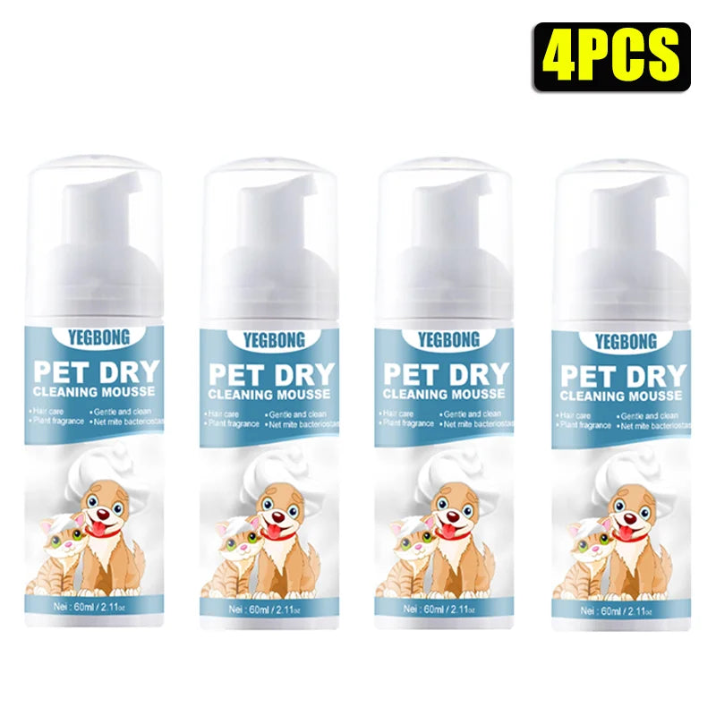 Pet Dry Waterless Bath Cleaning Foam Mousse