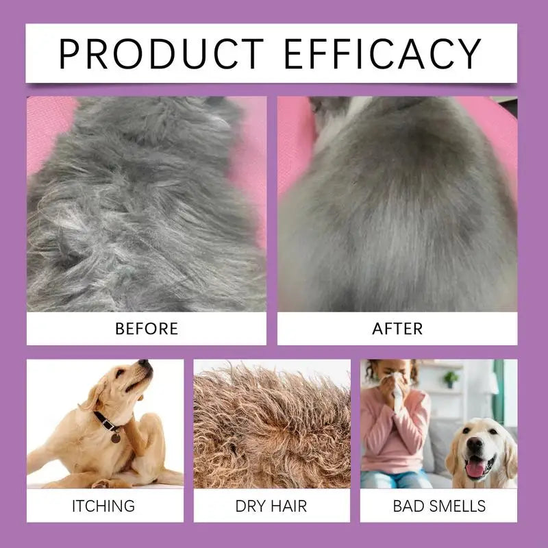 Lavender Natural Plant-Based Deodorizing Pet Shampoo Conditioner