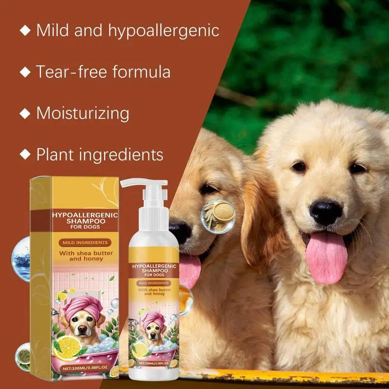 Hypoallergenic Anti-Itch Deodorizing Pet Shampoo