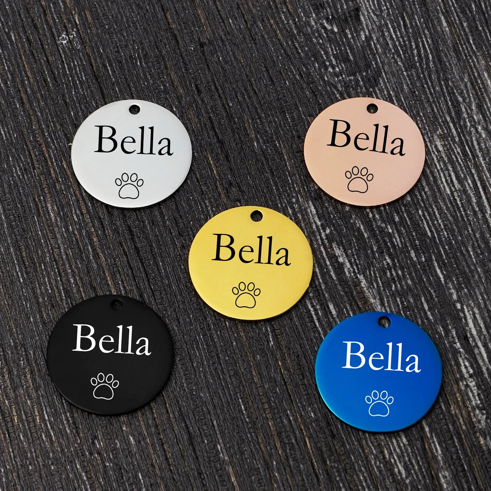 Double-Side Personalized Pet Collar ID Tag