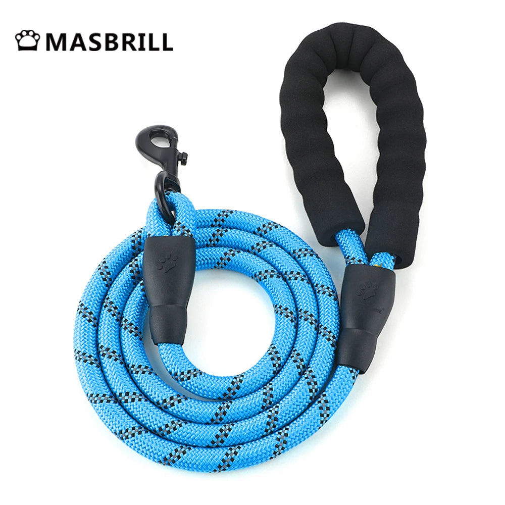 No-Pull Nylon Adjustable Reflective Dog Vest Harness w/ 2 Metal Leash Hooks