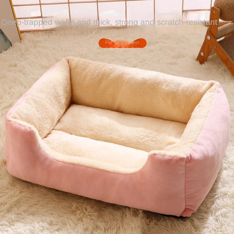 Plush Square Pet Nest