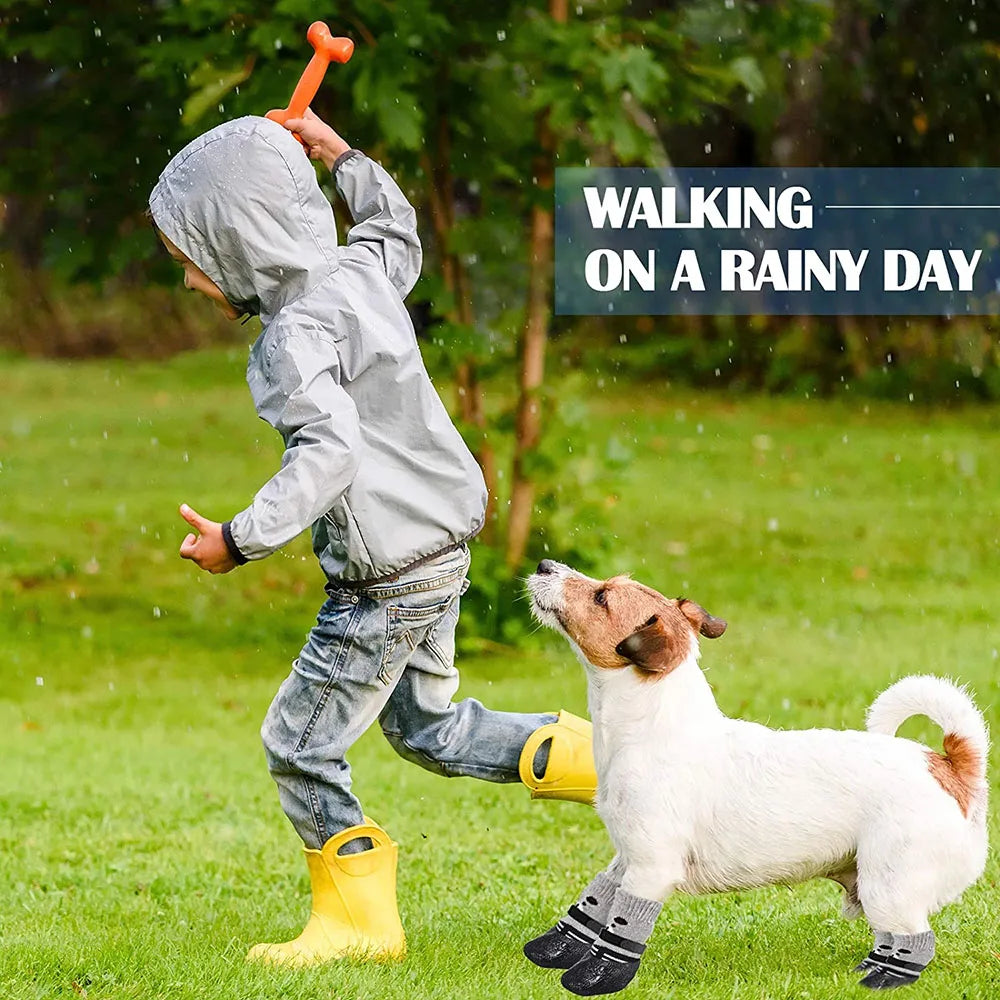 Adjustable Waterproof Pet Sock Booties