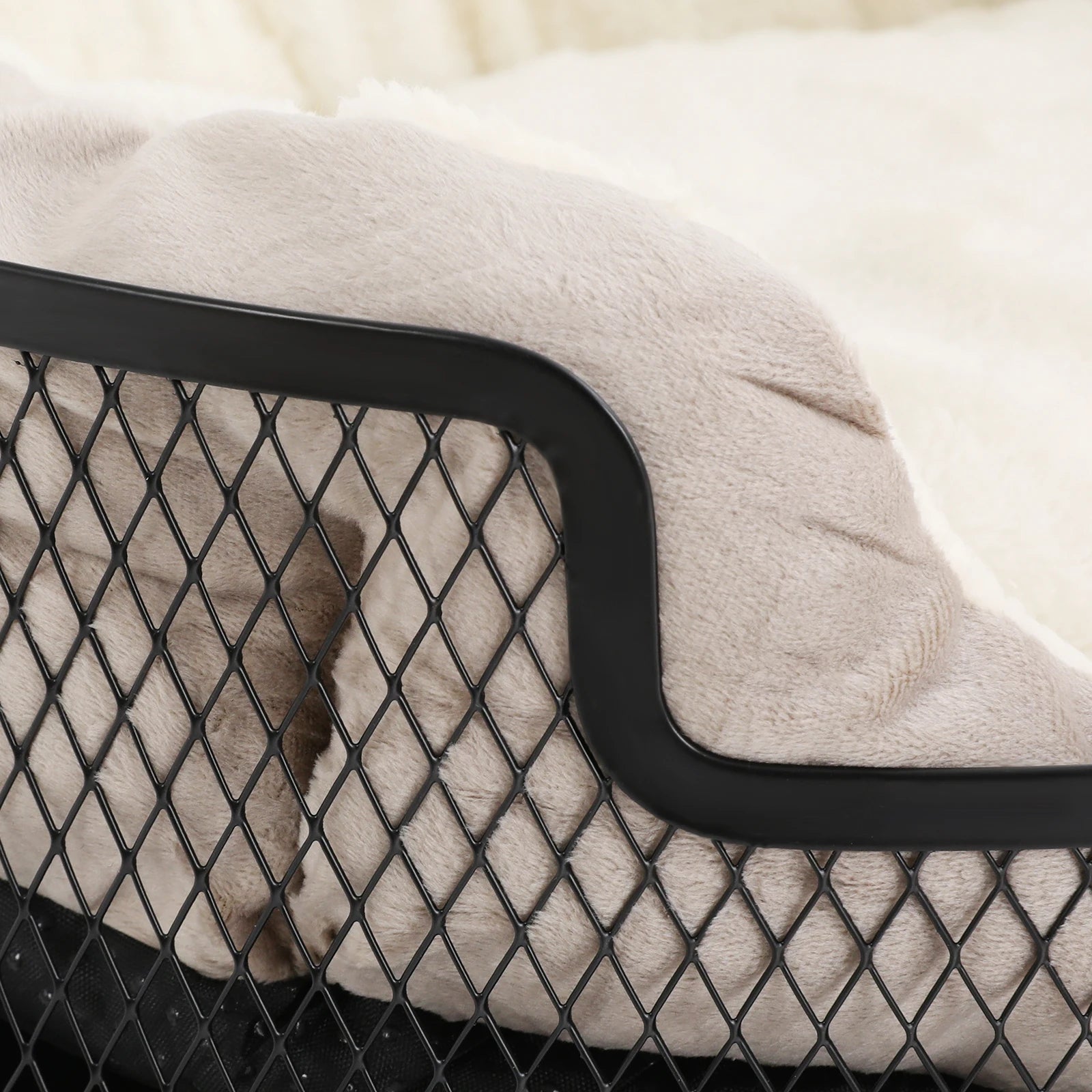 Portable Stainless Steel Elevated Pet Desk Bed