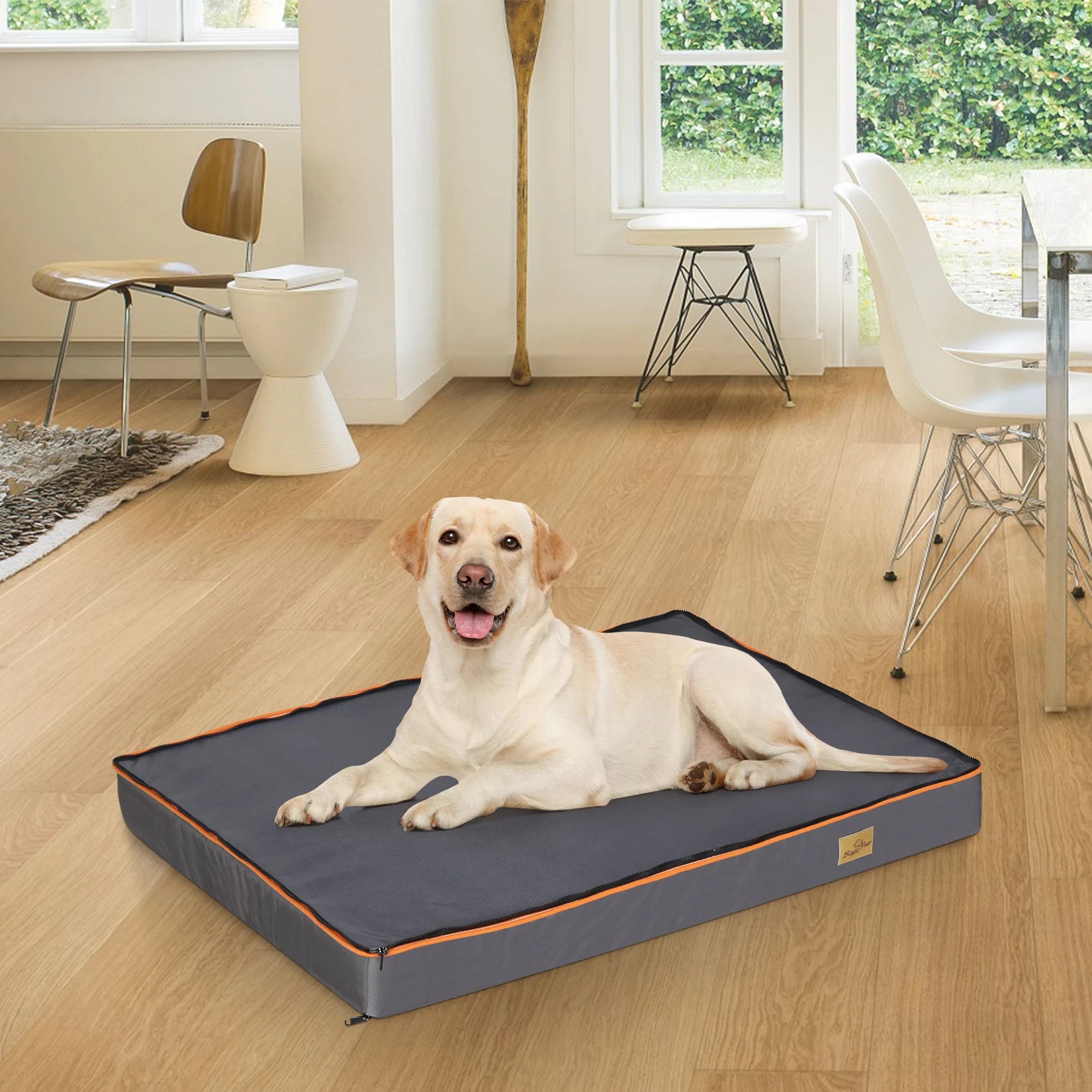 Padded Orthopedic Dog Foam Cushion Bed w/Washable Cover