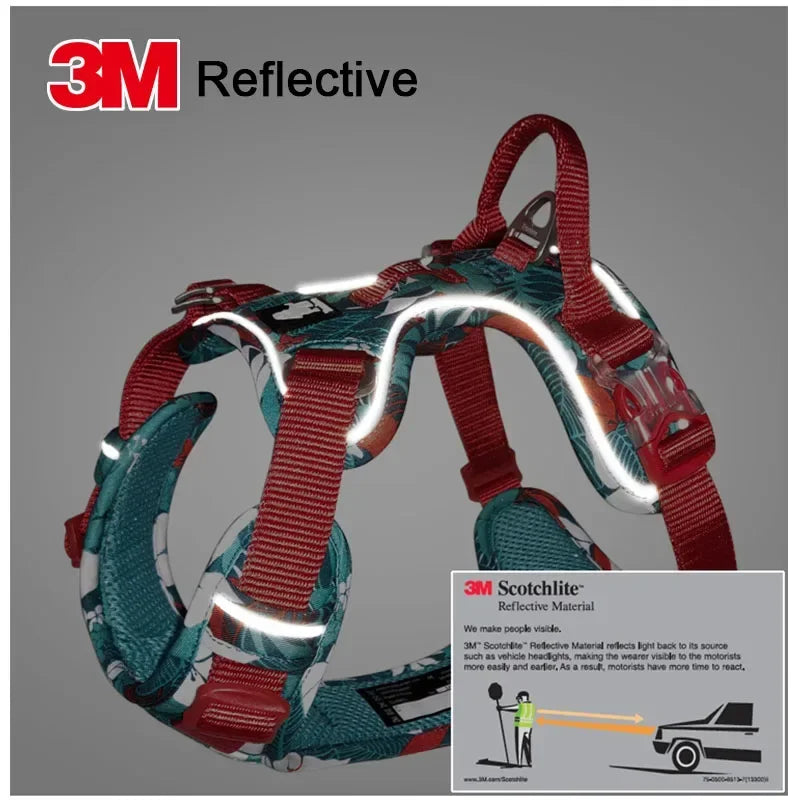 Explosion-Proof Reflective No-Pull Dog Vest Harness