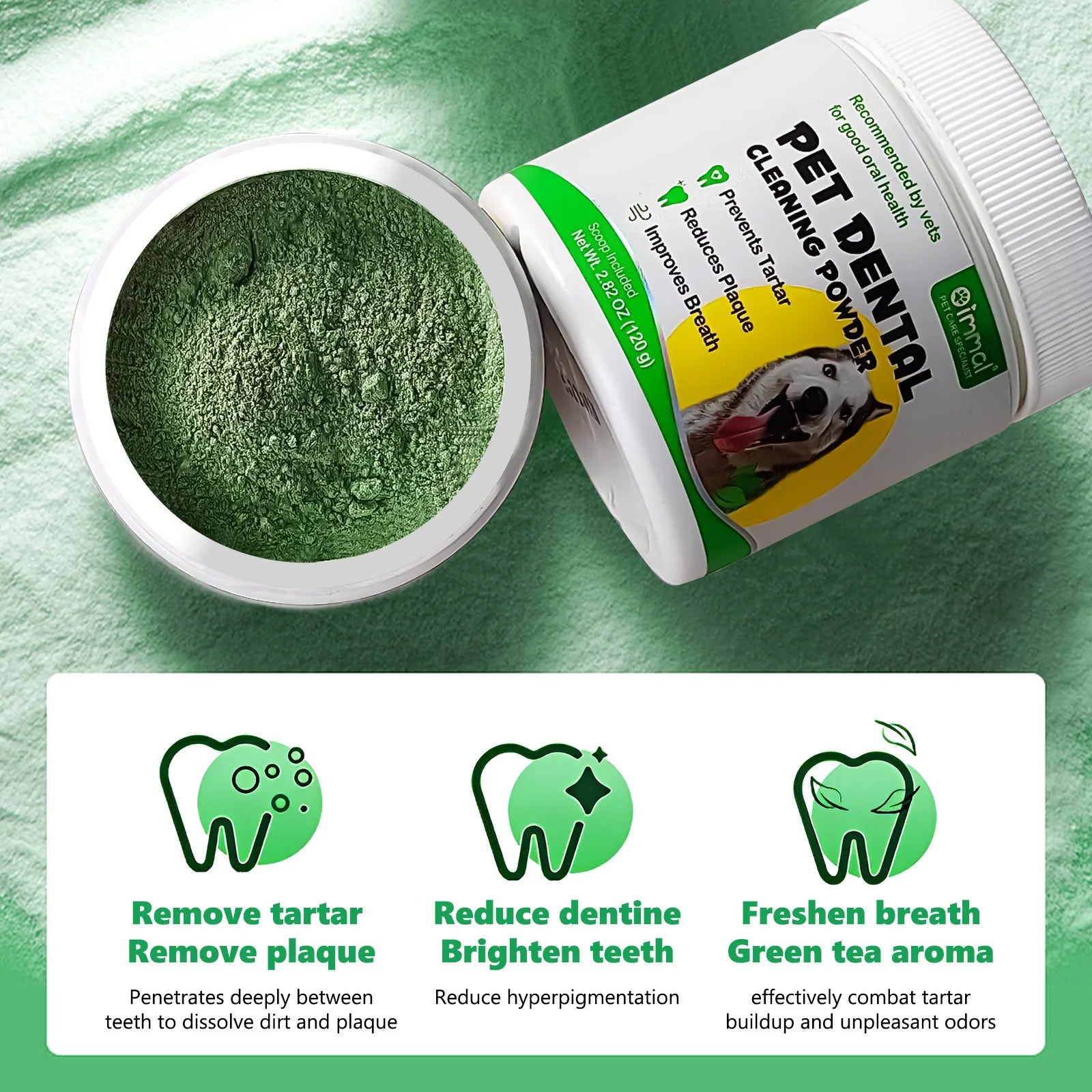 Vet Recommended Pet Dental Cleaning Powder