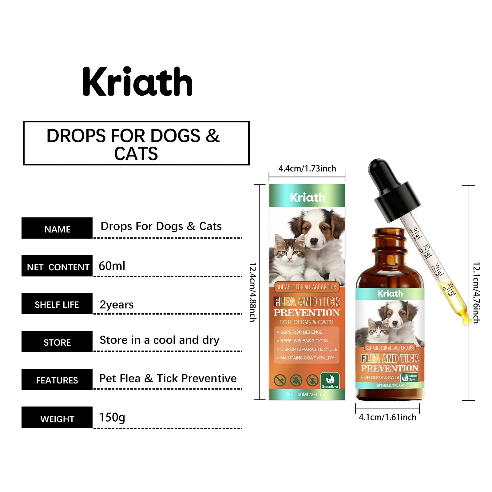 Gentle Nourishing Pet Care Flea & Tick Repellent Drops