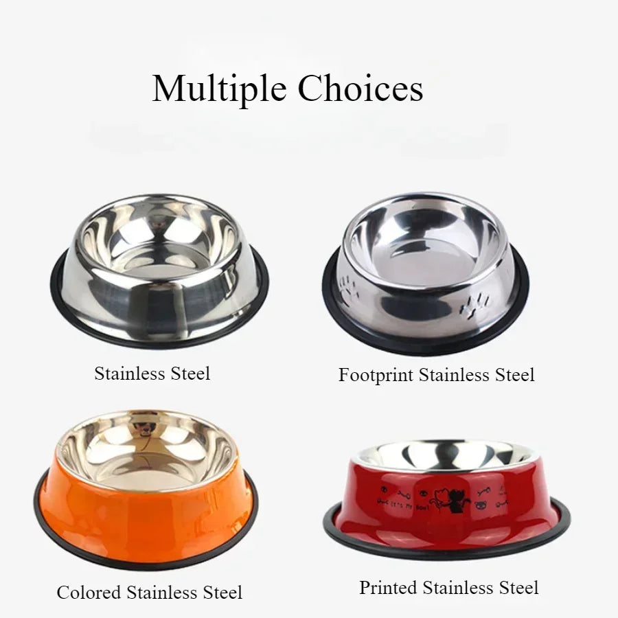 Stainless Steel Non-Slip Pet Bowl