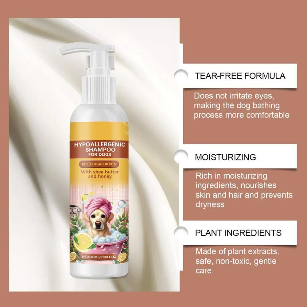 Hypoallergenic Anti-Itch Deodorizing Pet Shampoo