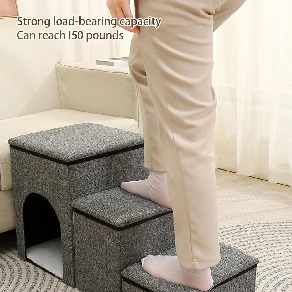 Anti-Slip Pet Bed Climbing Stairs