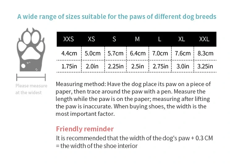 Truelove Explorer Reflective Durable Pet Training Boots w/Golden Vibram Soles