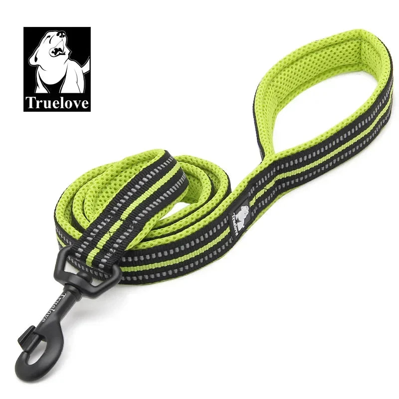 Soft Reflective Nylon Mesh Padded Dog Leash
