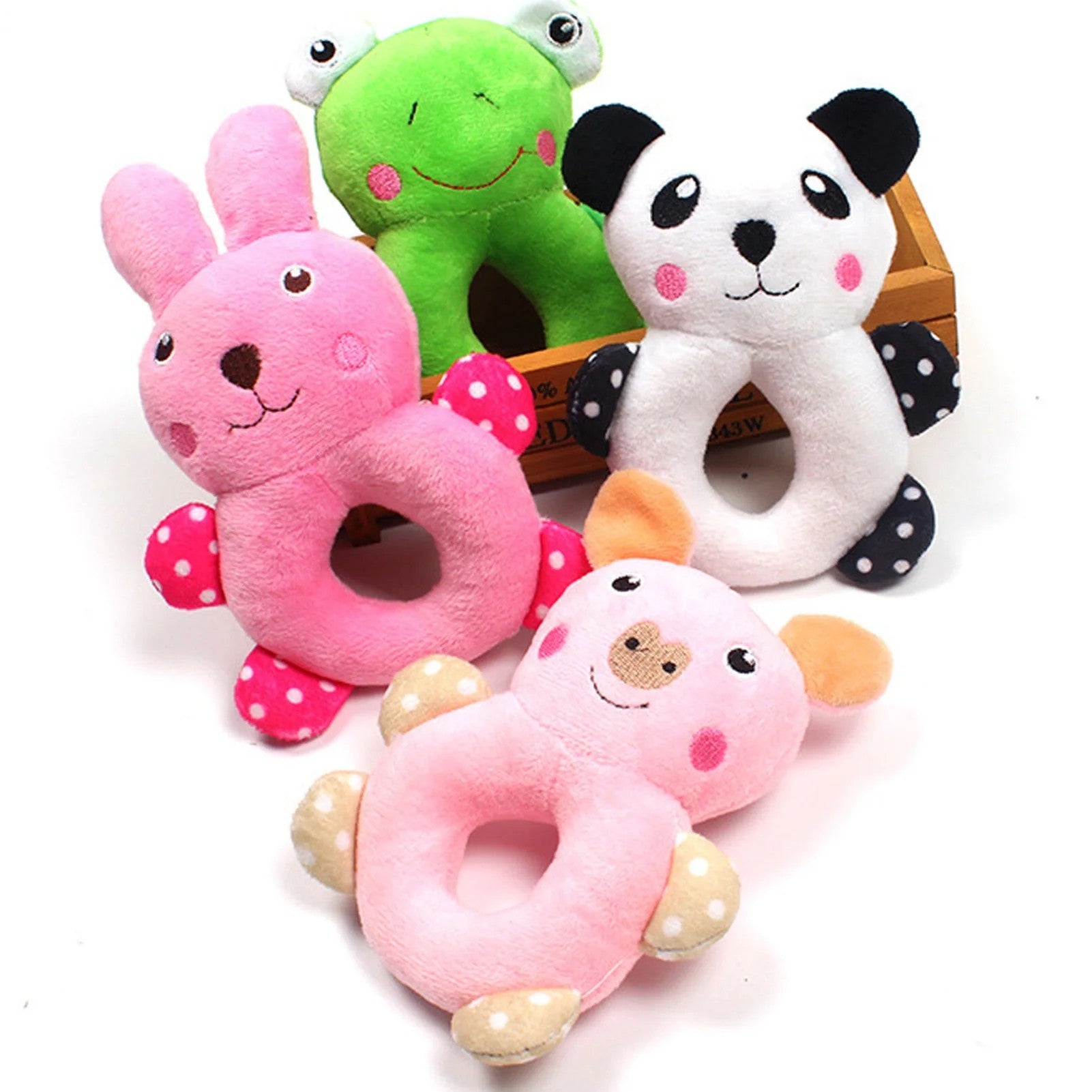 Stuffed Plush Cartoon Dog Toy For Small Dogs