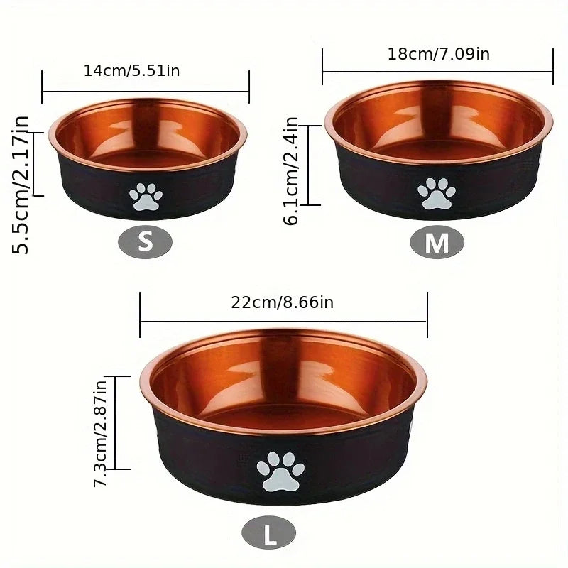 Stainless Steel Anti-Slip Pet Bowl