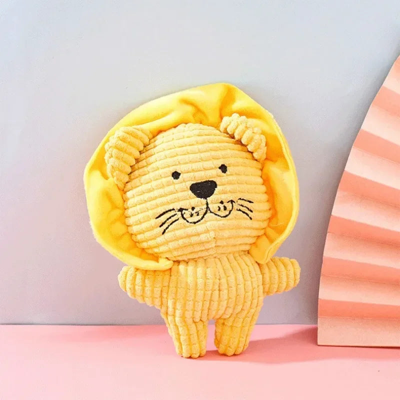Cute Animal Shape Plush Pet Toys