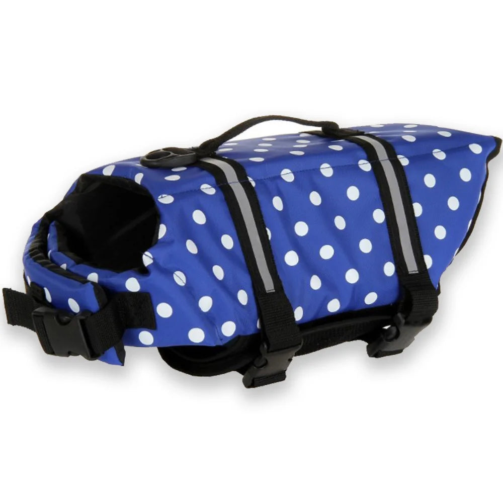 Summer Reflective Adjustable Dog Life Jacket