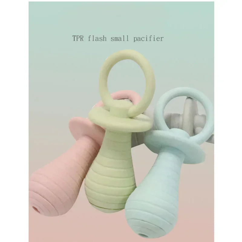 Rubber Pet Pacifier Dog Chew Toy