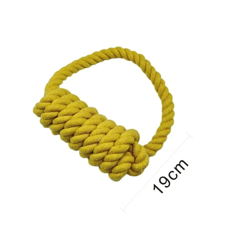 Braided Cotton Dog Chewing Rope Toy