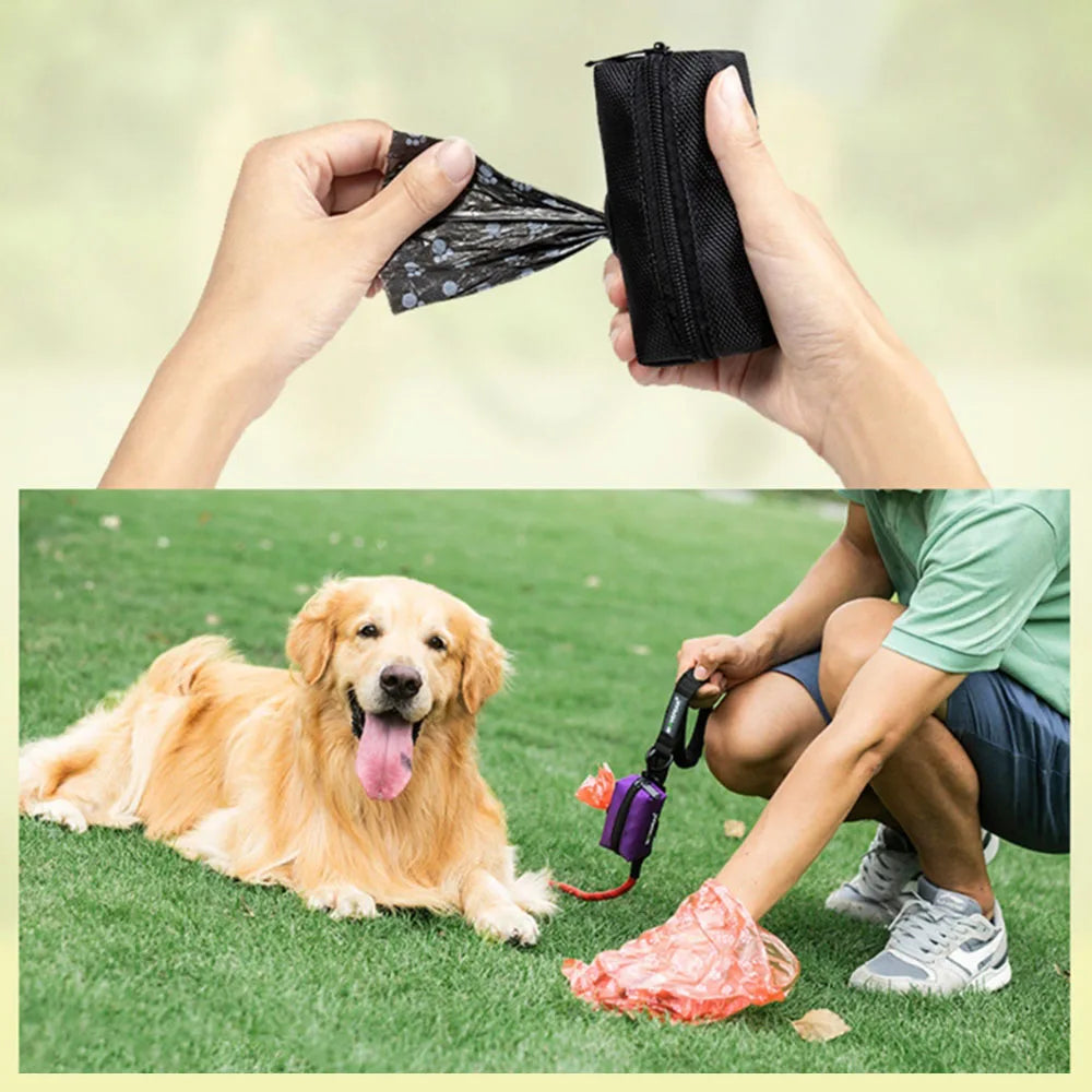 Portable Zipper Pouch Pet Poop Bag Holder