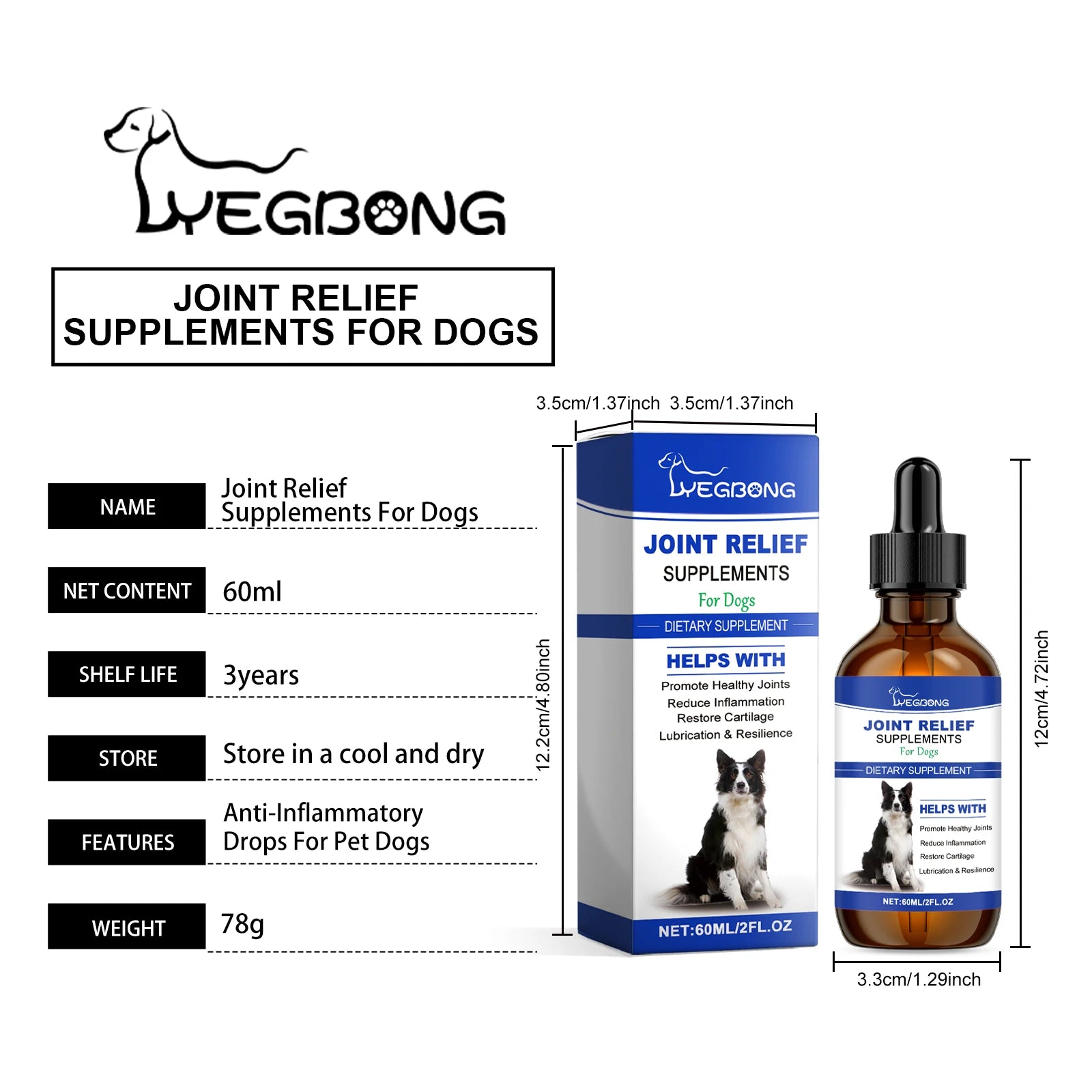 Dog Joint Relief Nutritional Supplement
