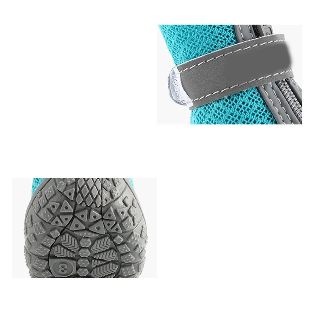 Lightweight Breathable Anti-Skid Mesh Dog Boots