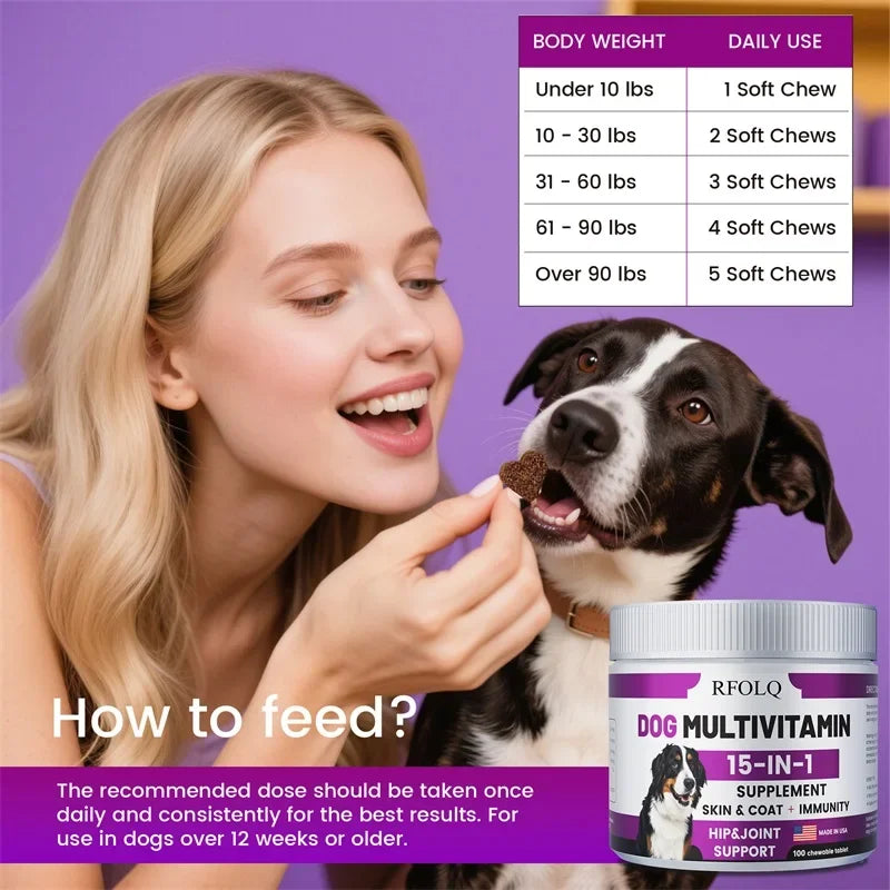 Essential Nutrient 15-In-1 Dog Multivitamin