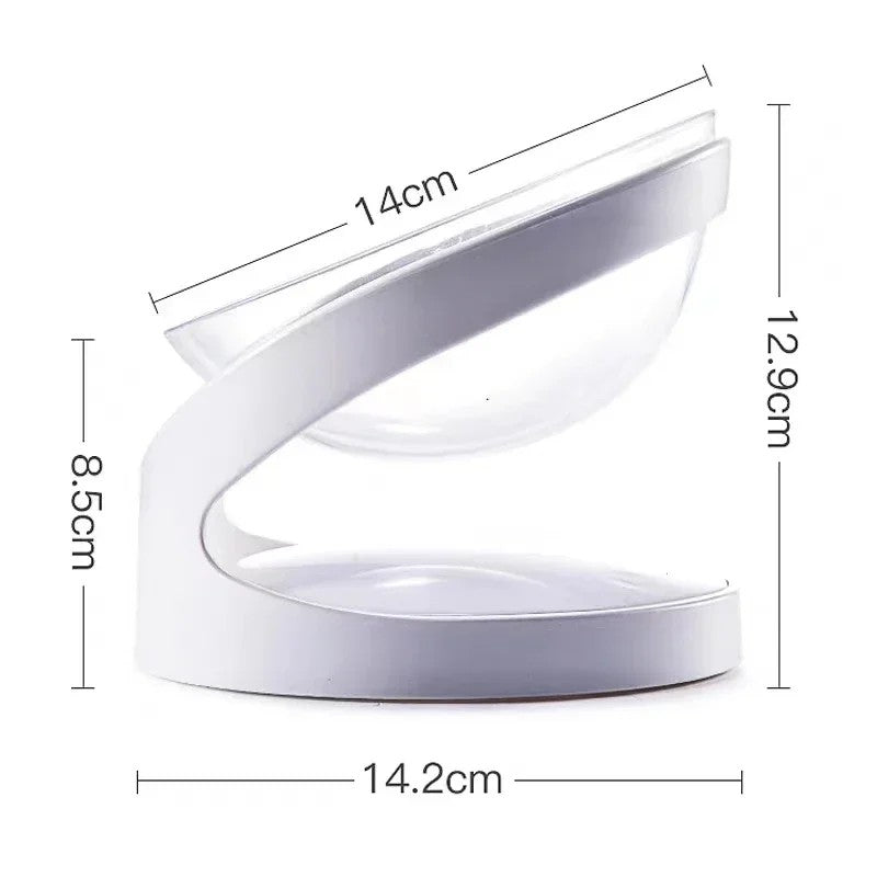 Anti-Slip High Tilted Neck Protector Pet Bowl