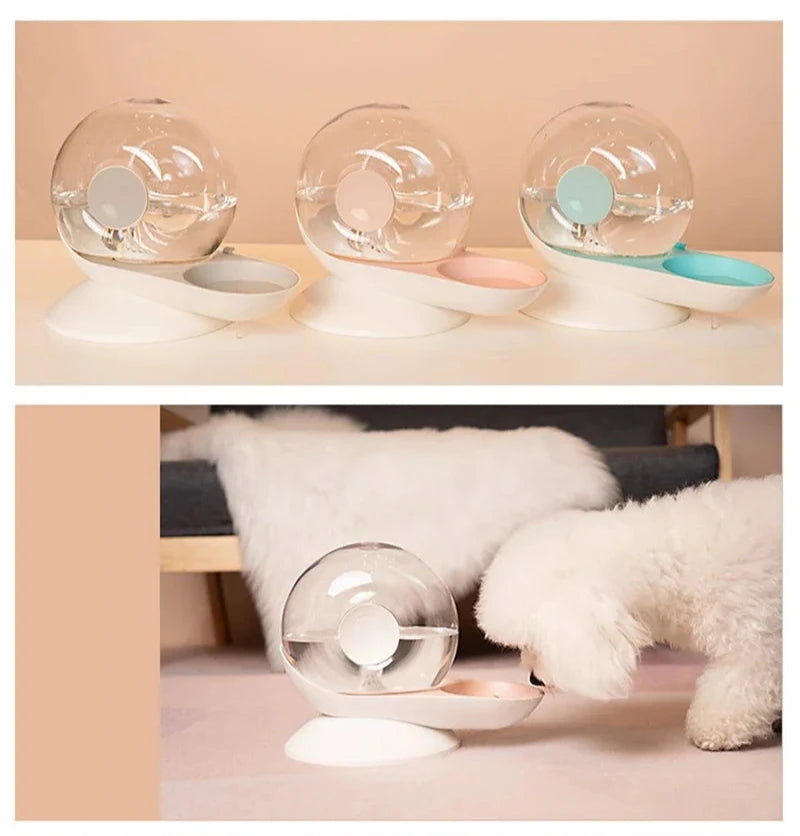 Cute Snails Shape Automatic Pet Water Dispenser