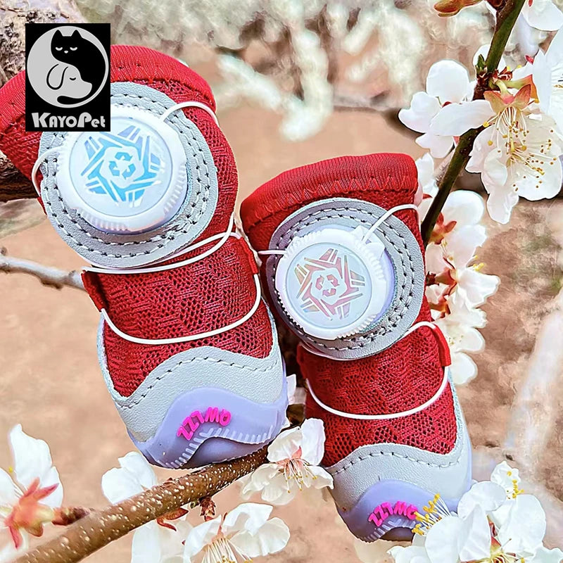 Four Seasons Breathable Ultra Light Knob Pet Shoes