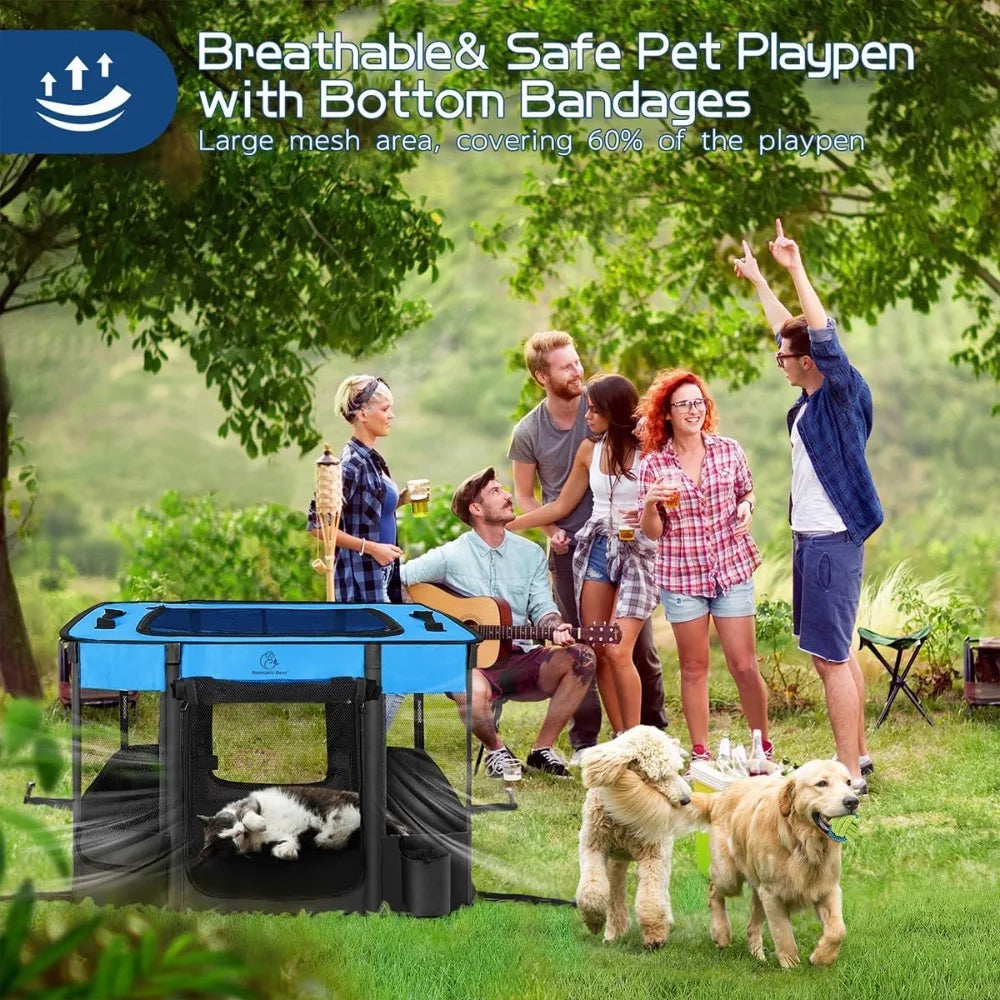 Portable Water-Resistant Pet Playpen