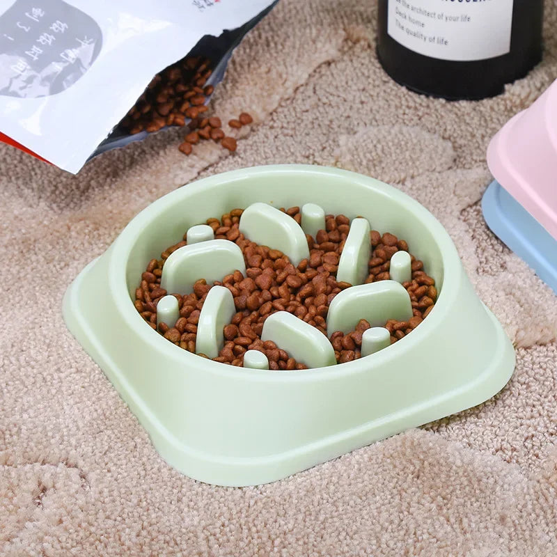 Slow Feeder Anti-Choking Dog Food Bowl