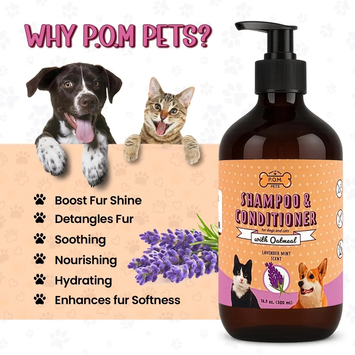 2-in-1 Organic Dog Shampoo & Conditioner