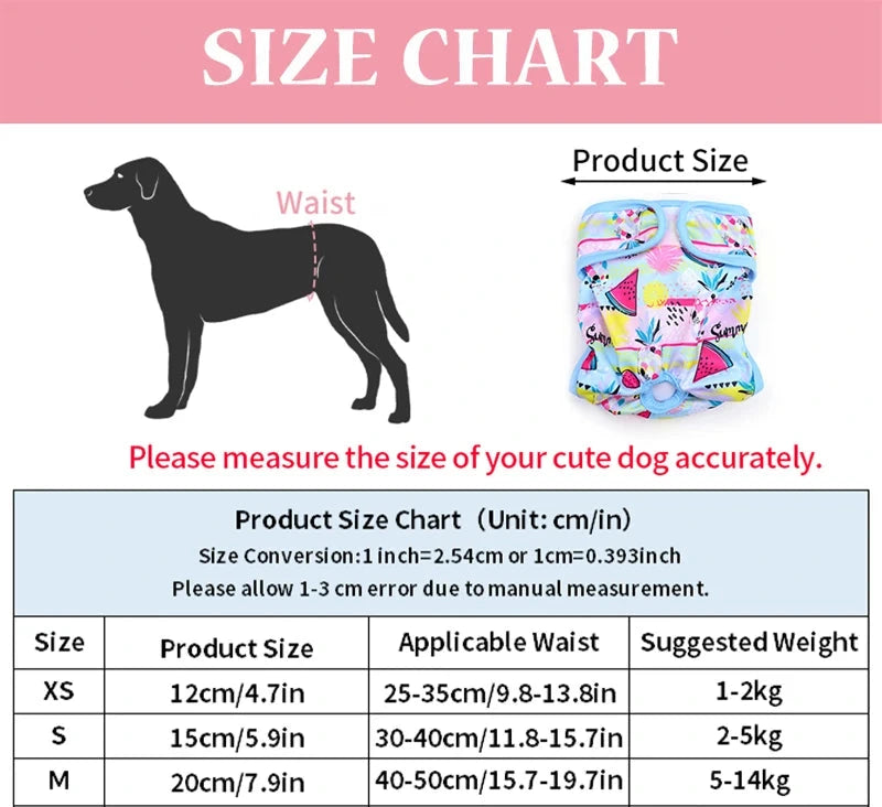 Washable Female Dog Diaper