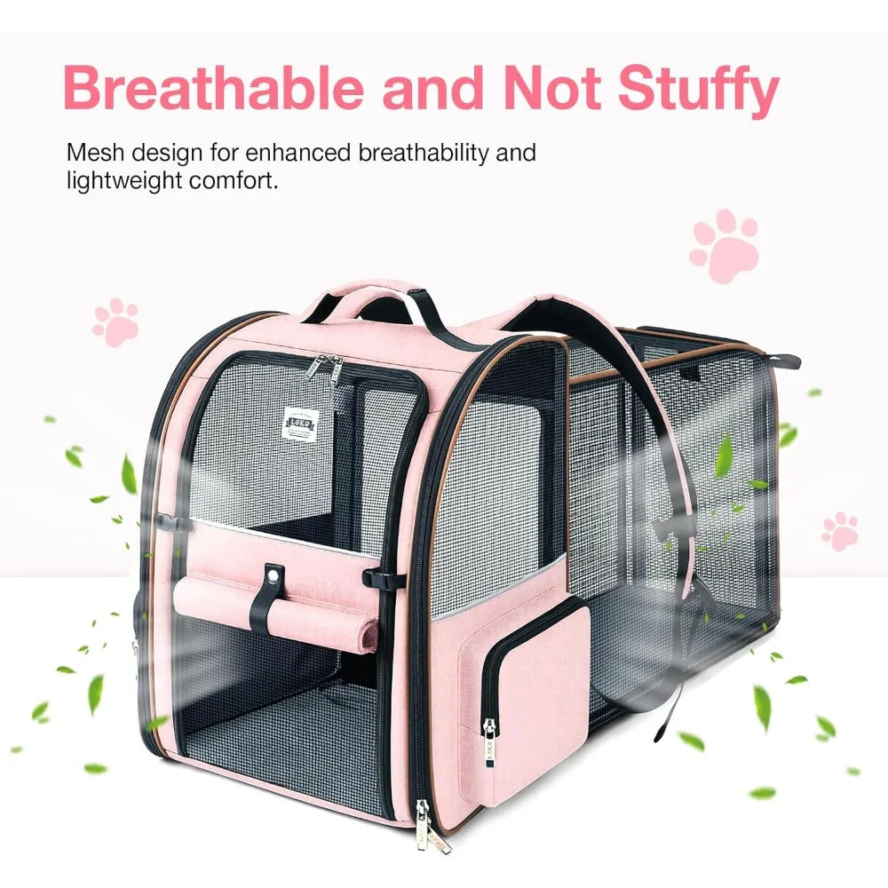 Large Reflective Expandable Pet Backpack Carrier