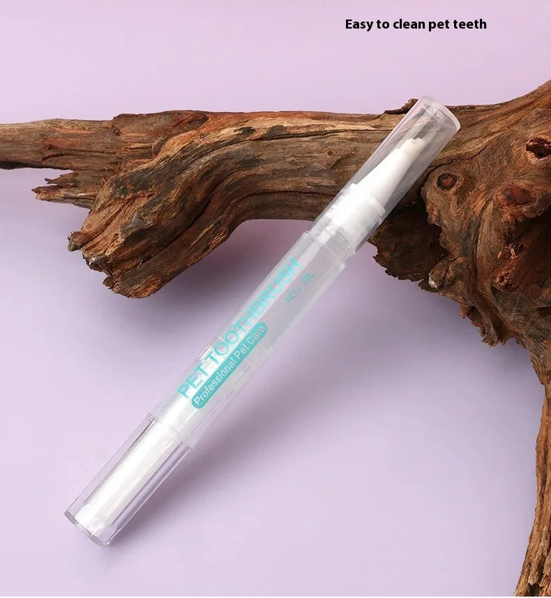 Integrated Pet Toothbrush Cleaning Pen
