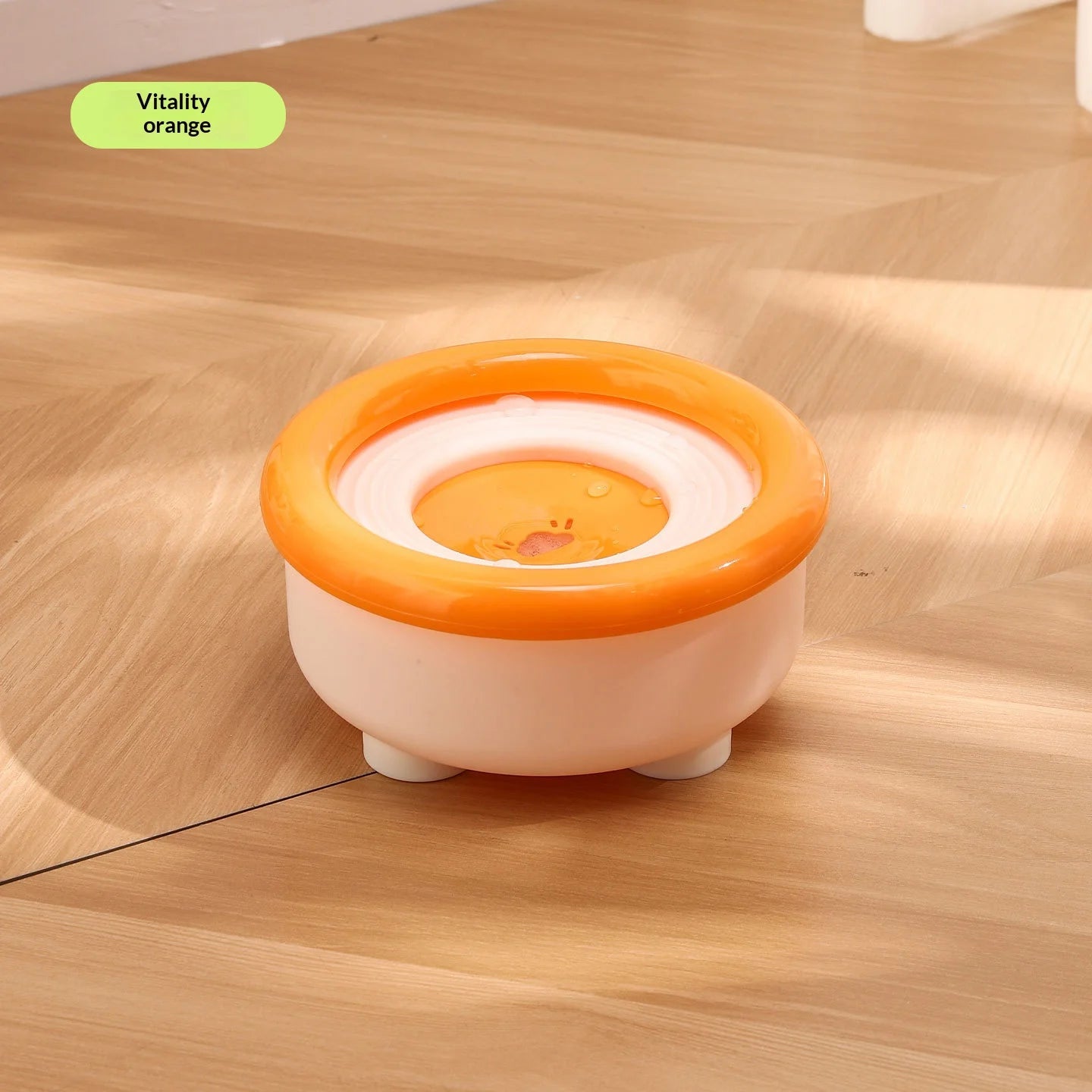 Anti-Splash Floating Pet Water Bowl w/Filter