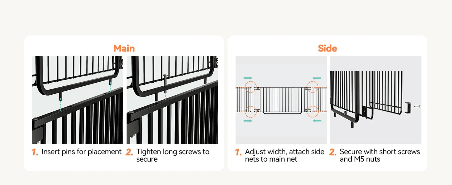 Extra-Tall Pressure Mounted Easy Walk-Thru Pet Gate