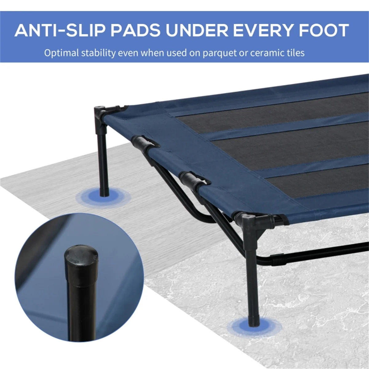 Portable Steel Frame Durable Pet Bed