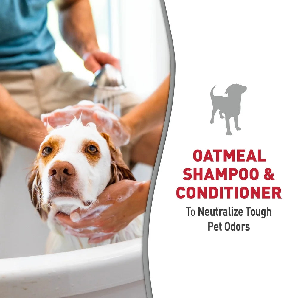 Pistachio Cream Odor Neutralizing Oatmeal Dog Shampoo & Conditioner