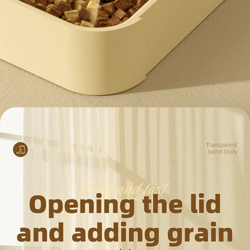 Automatic Gravity Pet Feeder & Water Dispenser