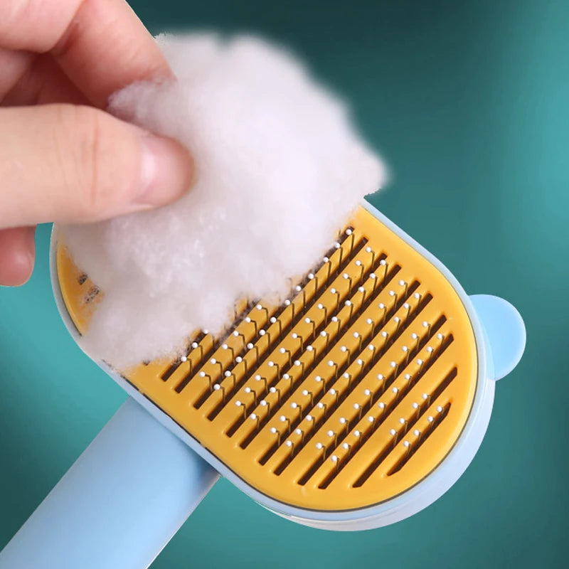 Grooming Brush Combs Easy To Cleaning Pet Hair Remover