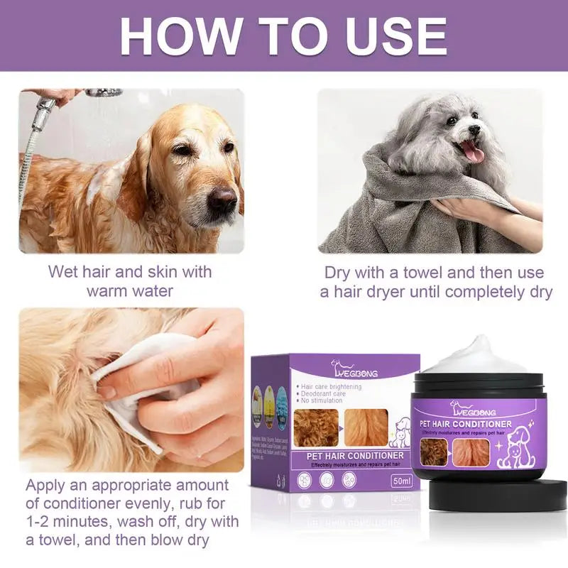 Anti-Static Moisturizing Pet Hair Conditioner