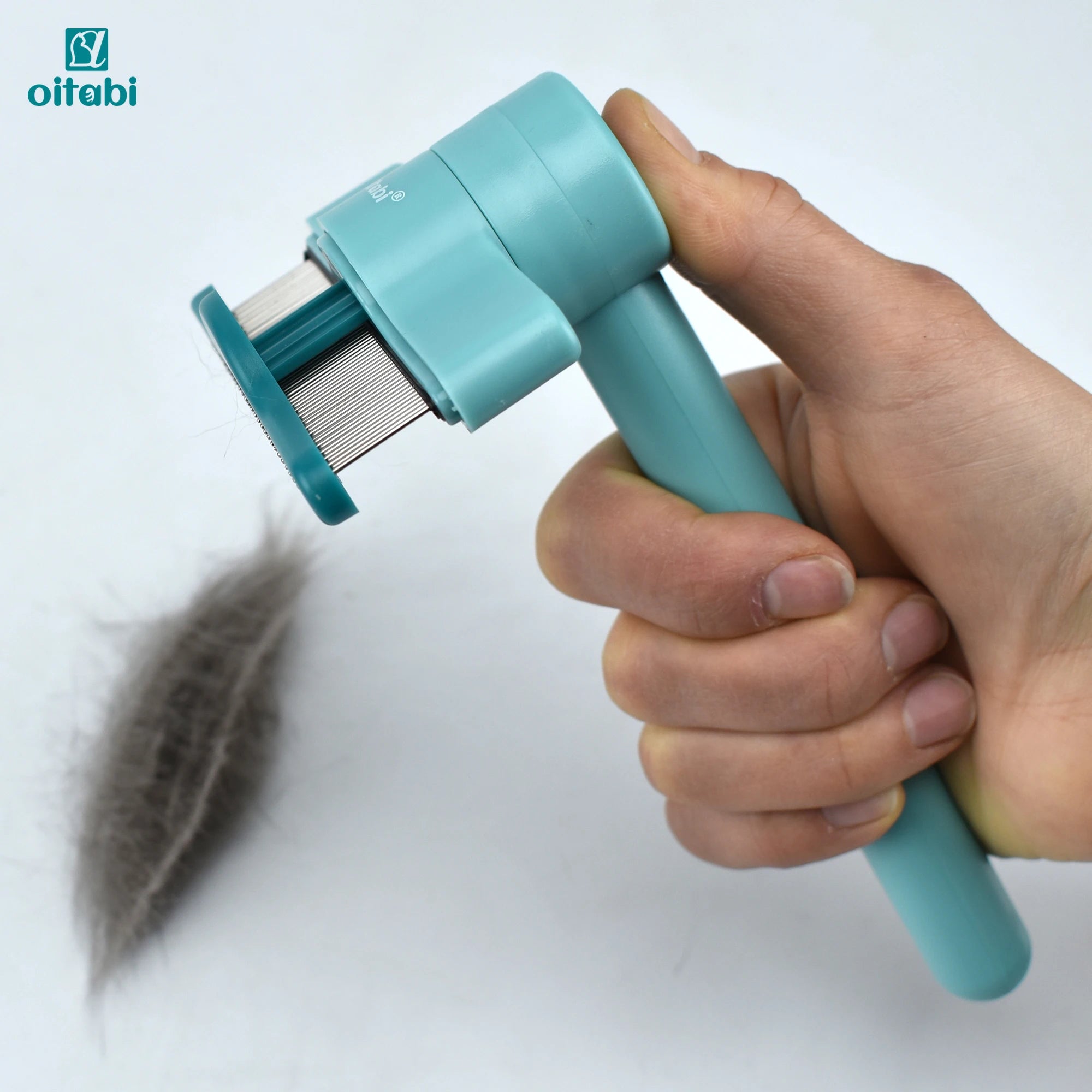 Rotatable Pet Flea & Tick Removal De-Shedding Comb