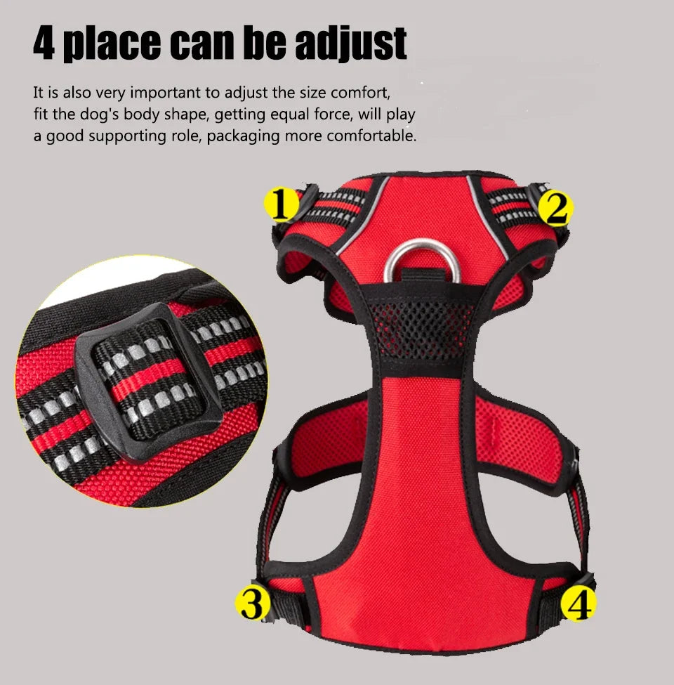 Truelove Reflective No-Pull Dog Vest Harness