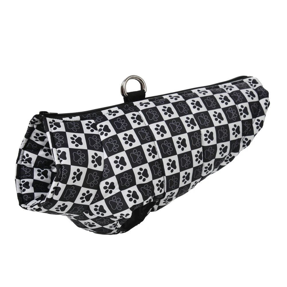 Printed Waterproof Warm Dog Coat