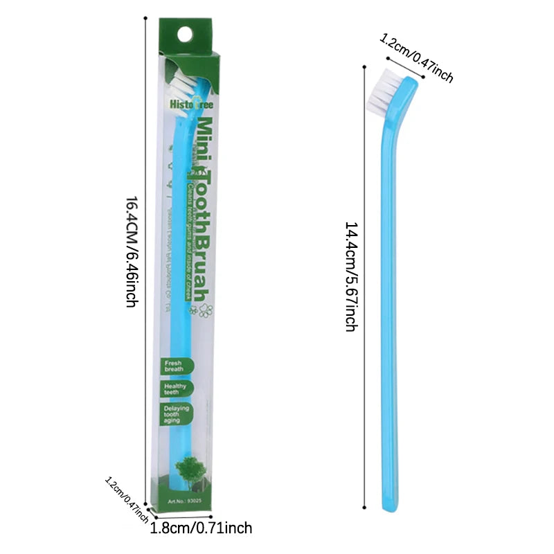 Vet Recommended Micro-Head Pet Teeth Cleaning Toothbrush