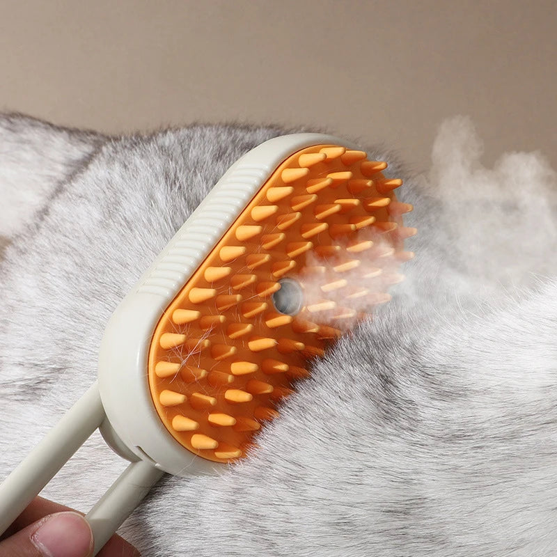 Steam Brush Hair Comb 3 in 1 Electric Spray