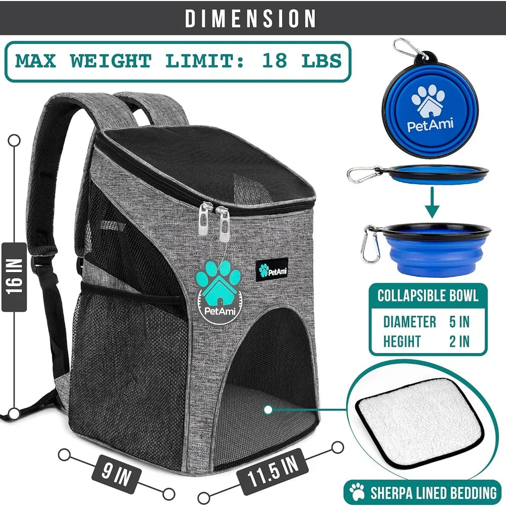 Airline Approved Durable Pet Backpack Carrier