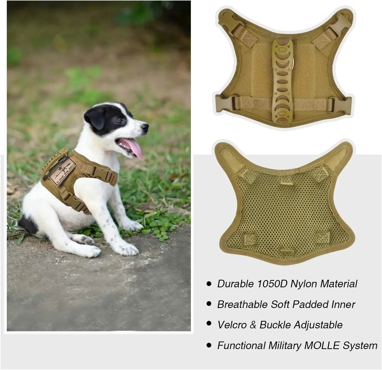 Small Dog Tactical Training Vest Harness